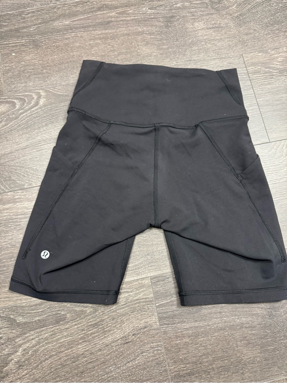 lululemon athletica Black High-Waist Bike Shorts